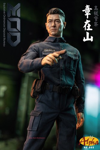 Alpha 005 1/6 Shock Wave EOD Bureau Officer Andy Lau Action Figure In Stock - Picture 2 of 13