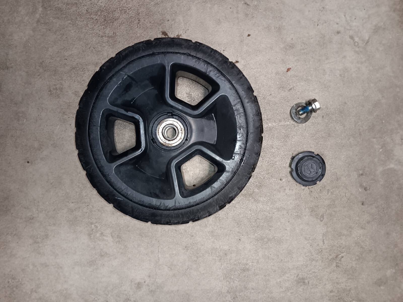 OEM Kobalt KM2180B06 Electric Push Mower FRONT AND REAR WHEELS eBay