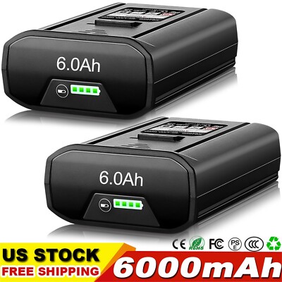2x 6 Ah Lithium-ion Battery Pack For 40V Max KB640-06 KB540-06 KB245-06 KB240-06