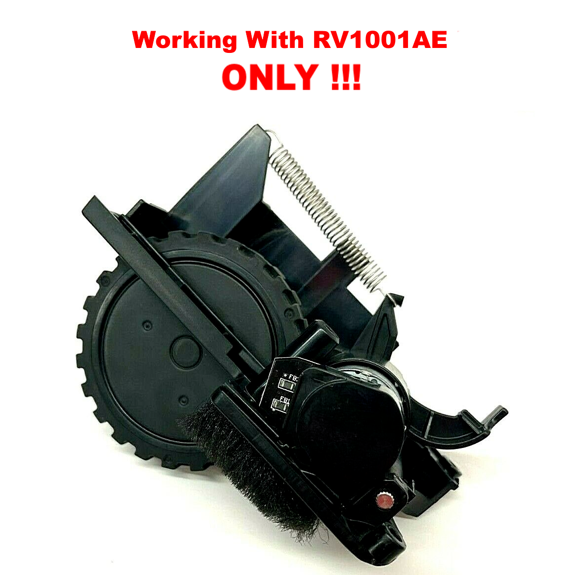 Shark Vacuum Cleaner RV1001AE Left Wheel Assembly w/ Motor-image