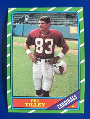 1986 Topps Football Pat Tilley St. Louis Cardinals #331 | eBay