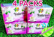 (4) Te de Valeriana ✅ Tea Valerian Infusion Herbs 100 bags By Therbal Free Shipp