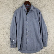 CHIK-FIL-A Button Up Shirt Adult Small Long Sleeve Team Style by Oobe Blue Check