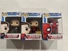 Funko Pop Marvel Spider-Man Homecoming Lot Hot Topic Exclusive #220 #221 #224