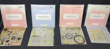 Lot of 4 My Acrylix Made by Me Checklist Make it Count  Party Words CTMH Stamps