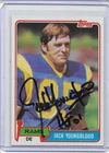 Jack Youngblood Autographed Toppps Football Card-RAMS