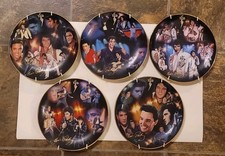 Lot Of 5 Bradford Exchange Elvis Plate, Limited Edition 2003 2005