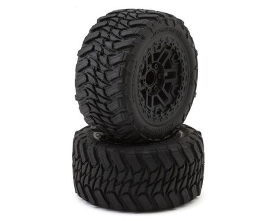 JConcepts Switchback Reifen auf Shuttle Felge JCO4075-39812 Traxxas Rustler 4x4 