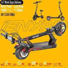 iENYRID S+ 1000W Electric Scooter 28Mph Max Speed 10''Foldable E-SCOOTER 30Miles