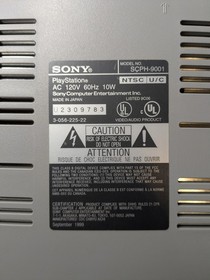 Sony PlayStation 1 PS1 Original Console System Bundle - Tested and Works