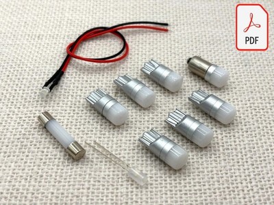 Tandberg TR2040 TR2060 receiver replacement LED lamps bulbs lights kit set