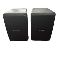 Pair of SONY Model SS-SR171 Black Speakers, 40W, 16  , TESTED WORKING Used