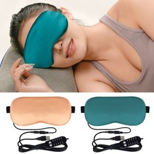 USB Heated Eye Mask Warm Eye Compress Heating Pad Electric Warming Eye Mask