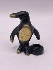 Walter BOSSE Vienna Austria PENGUIN patinated brass Hagenauer Bronze era