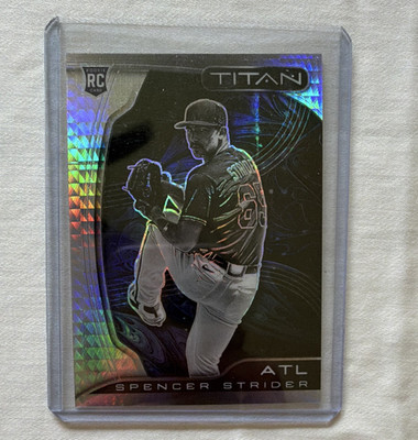 Panini 2022 Chronicles Titan Spencer Strider RC #18 Hyper Prizm /299 Braves