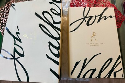 Johnnie Walker Limited Edition Princes Street Collection Box & Shopping Bag Only