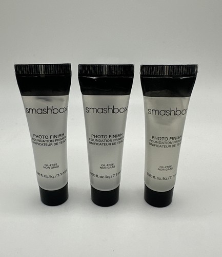(Set bestehend aus 3) Smashbox Foto-Finish glatt & unscharf Grundierung Minigröße 0,25 Unzen - NEU - Bild 1 von 2
