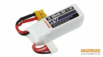 Multiplex Roxxy HV Lipo 3-380B 11,4V 80C 4,33 Wh / 1-02491