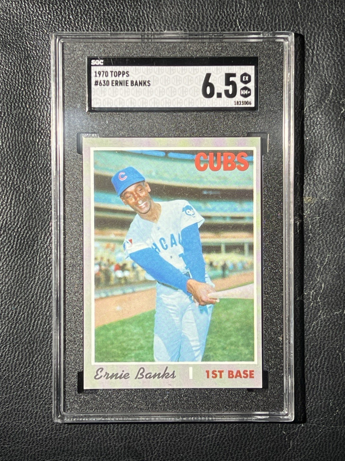 ERNIE BANKS 1970 Topps SGC 6.5 EX-NM+ 630