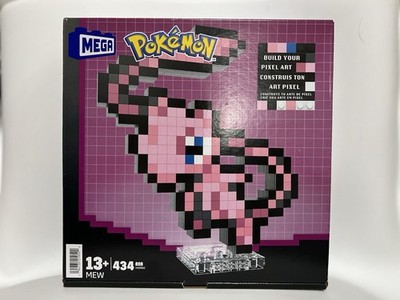 Mega Pokemon Mew Build Mega Pokemon Building Set Blocks HWR80 Pixel 434 Piece