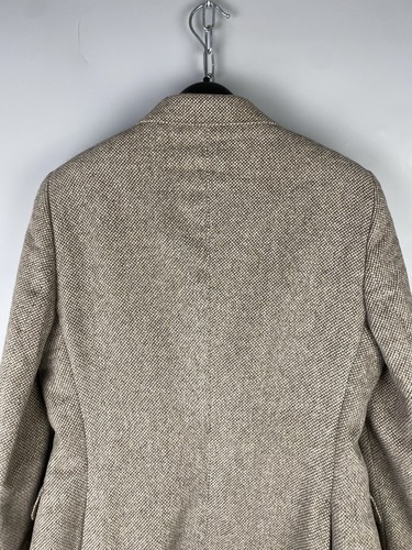 Tagliatore Womens Luxury Angora Beige Button Casual Blazer Jacket Size L - Picture 14 of 20