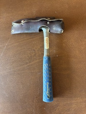 Estwing Geological Rock Pick Hammer Blue Grip w/ Leather Sheath 