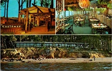 Vintage Postcard Castaway San Mateo California CA DR1