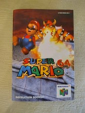 Super Mario 64 (Nintendo 64 n64) CIB Manual also inserts, plus Mario Party 2