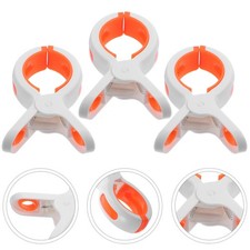12Pcs Reusable ABS Towel Clips Secure Clips for Beach Chairs White