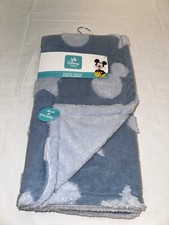 NEW Disney Baby Mickey Mouse Super Soft Fleece Blanket Cozy Security Luvie 30x40