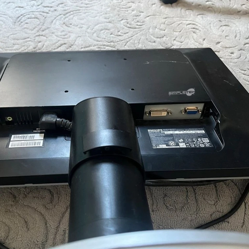 Philips 201B2CS/00 Monitor 20" VESA DVI VGA Audio Screen Computer Refurbished - Image 4 of 4