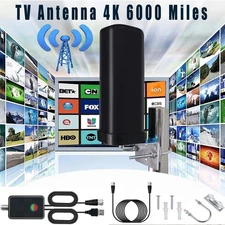 6000 Mile Digital TV Antenna HDTV 4K 1080P Amplified Long Range 360° Outdoor US⭐