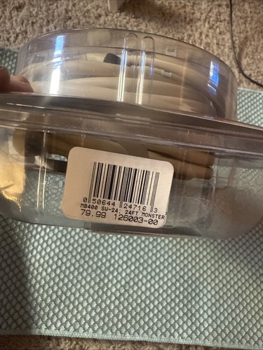 Monster Cable MonsterBass 400 Subwoofer Verbindungskabel 24 Fuß (8 m) NEU - Bild 9 von 11