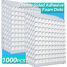 1000Pcs Double Sided Adhesive Foam Dots for Craft, Card Making