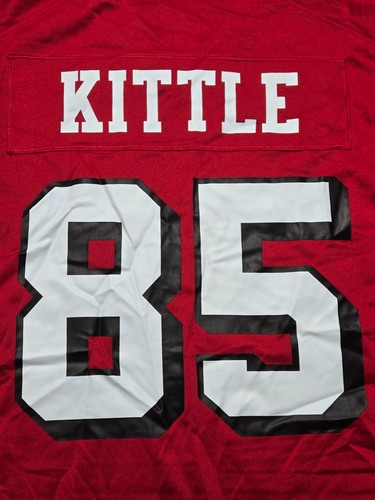 Nike San Francisco 49ers George Kittle #85 Red NFL Game Jersey Uomo Large Nuova con etichette - Foto 10 di 12