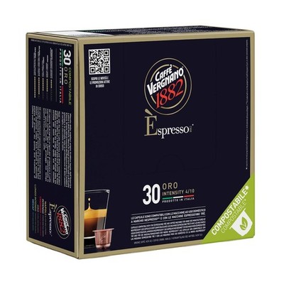 Caffe Vergnano 1882 Medium Roast Espresso  Line Machine Compatible Capsules, ...