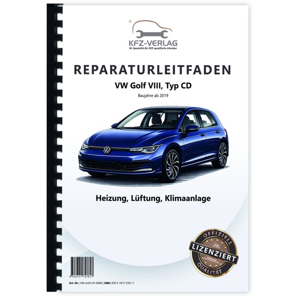 Vw Golf 8 Typ Cd Ab 2019 Standheizung Zusatzheizung Werkstatthandbuch-image