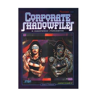 FASA Shadowrun 2e Corporate Shadowfiles VG+