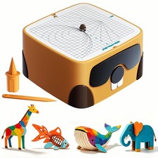Kids Cardboard Construction Tool Set Safe Cutter Creative DIY
