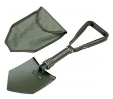 BW Feldspaten Klappspaten Dreifachspaten mit Hülle Oliv Bundeswehr Spaten