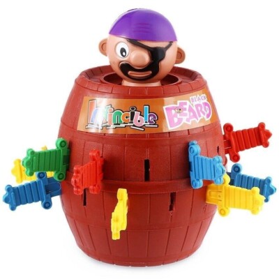KLEINES PIRATENFASS SPRUNGSPIEL KINDER SPASS SPIELZEUG FAMILIE AKTIVITÄT PARTY WEIHNACHTSGESCHENK