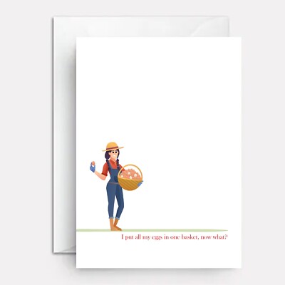 Words of encouragement to a friend card | funny easter cards | Pick-me-up