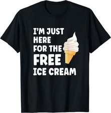 I'm Just Here For The Ice Cream Funny Cruise 2023 T-Shirt--