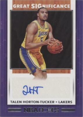2019-20 Panini NBA Hoops - Talen Horton-Tucker #GS-THT for