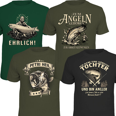 Angler T-Shirt Sprüche Angelsport Angeln Angel Hobby Geschenk Geburtstag Fishing