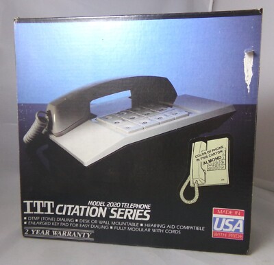 NOS ITT Telecom Citation Series 2020 Phone Almond Model 202044-MDE 070822WBAN