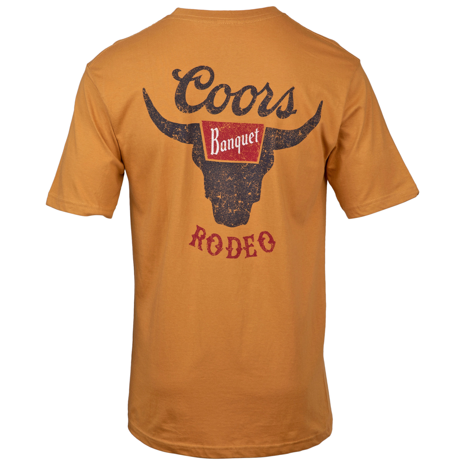 Corous Rodeo Coors Banquet Rodeo Logo Distressed Front and Back Pr… - Gem