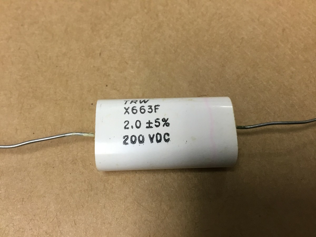 1 PC) TRW X663F-2.0-5%-200VDC Dielectric Metallized Fixed