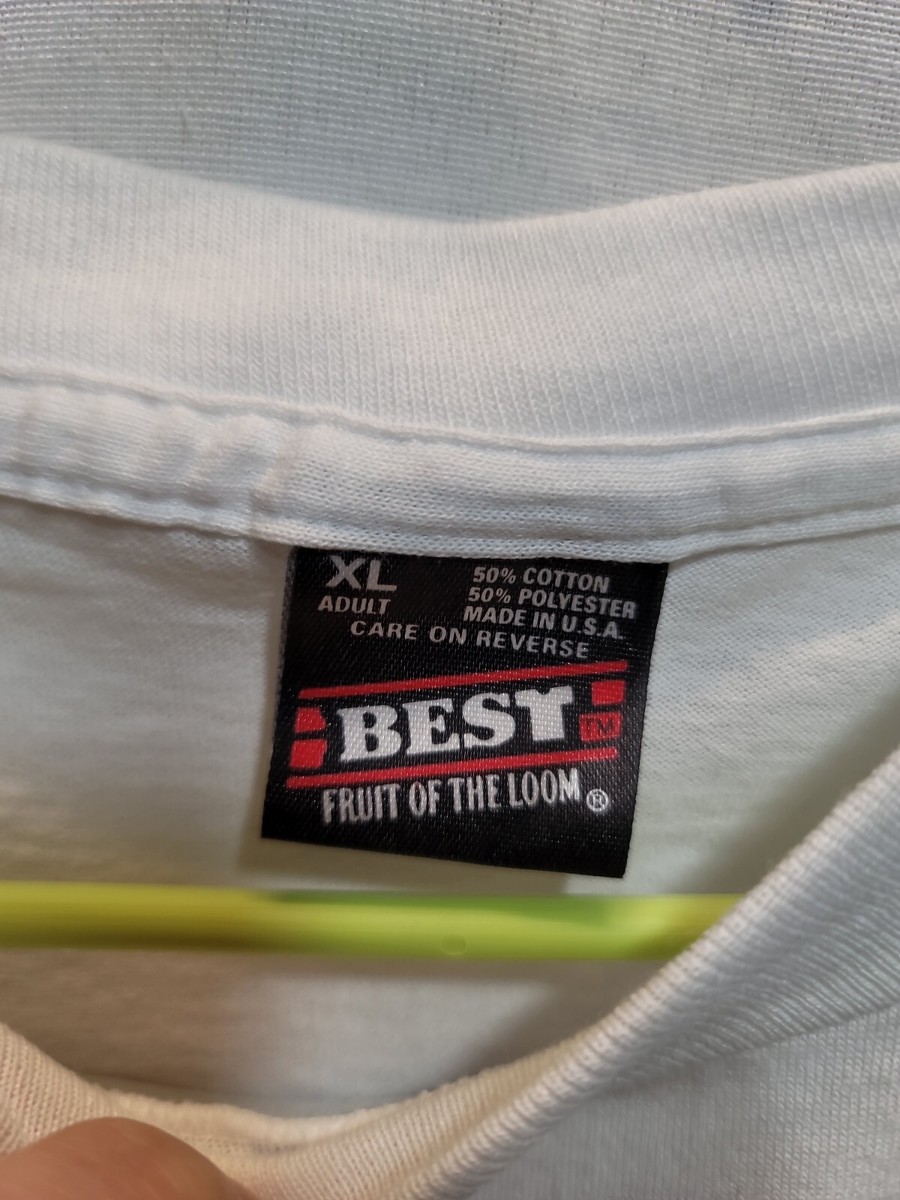 Fruit Of The Loom Best Vintage White T Shirt Slick Fielders St.louis Centre XL View 3