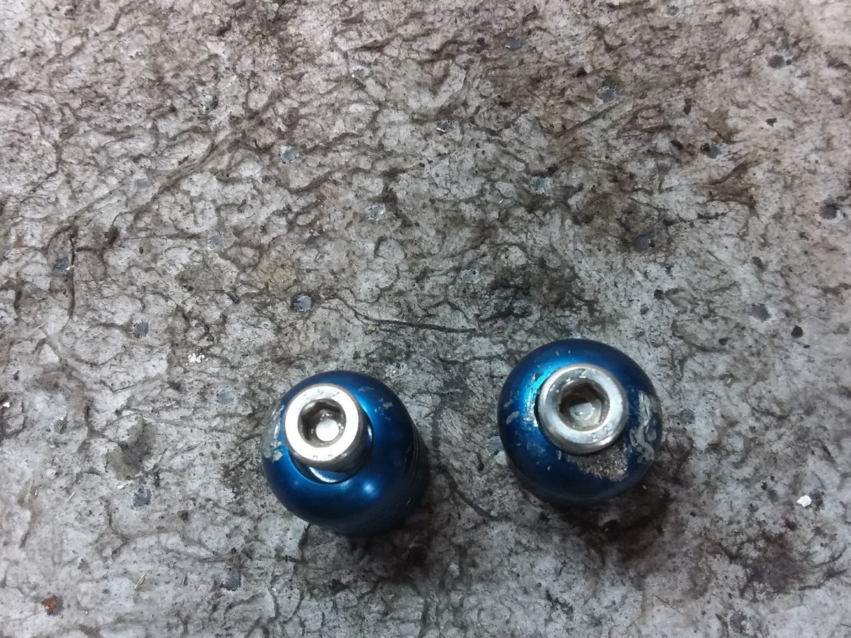 88-96 ZX6 1988 88 Kawasaki Zx600c Aftermarket bar ends SET PAIR